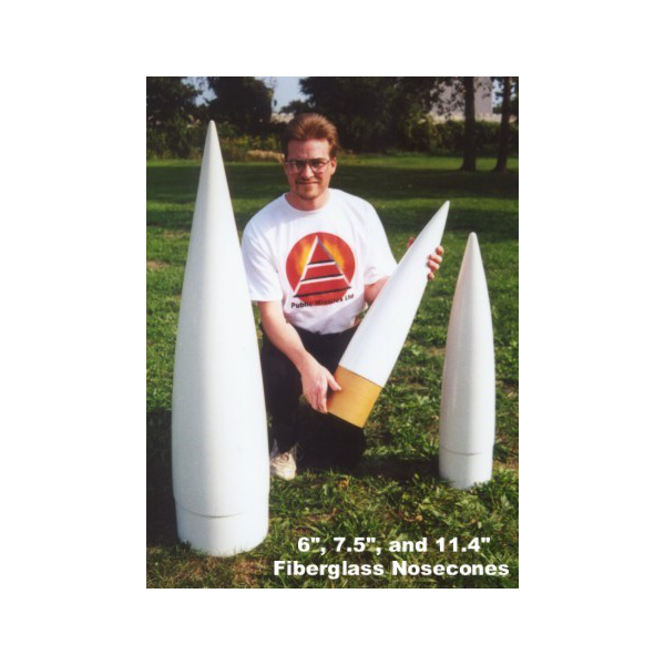 Fiberglass nosecone 7.5 inch