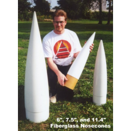 Fiberglass nosecone 7.5 inch