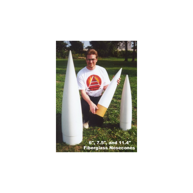 Fiberglass nosecone 7.5 inch